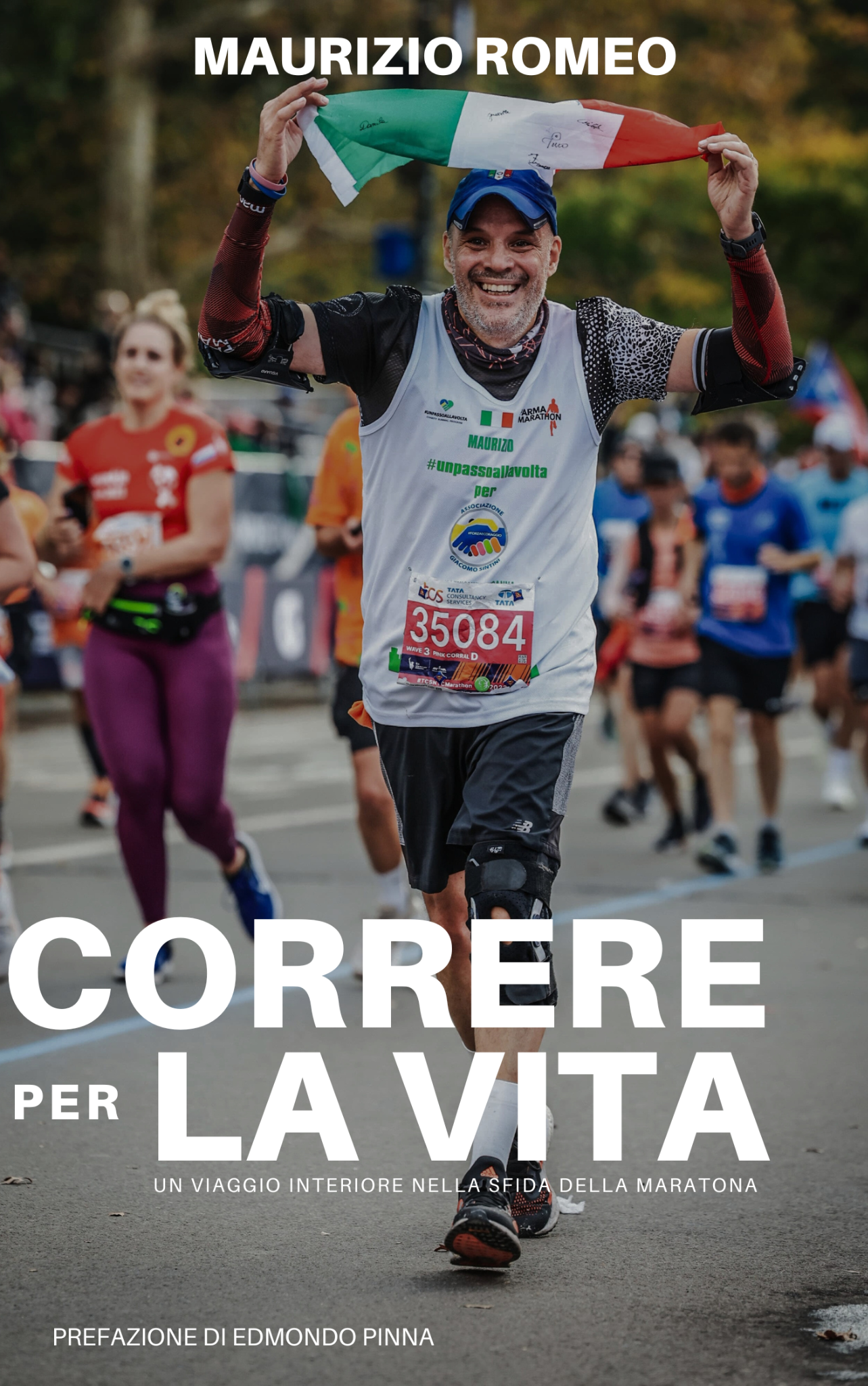 Copertina del libro Correre per la vita di Maurizio Romeo