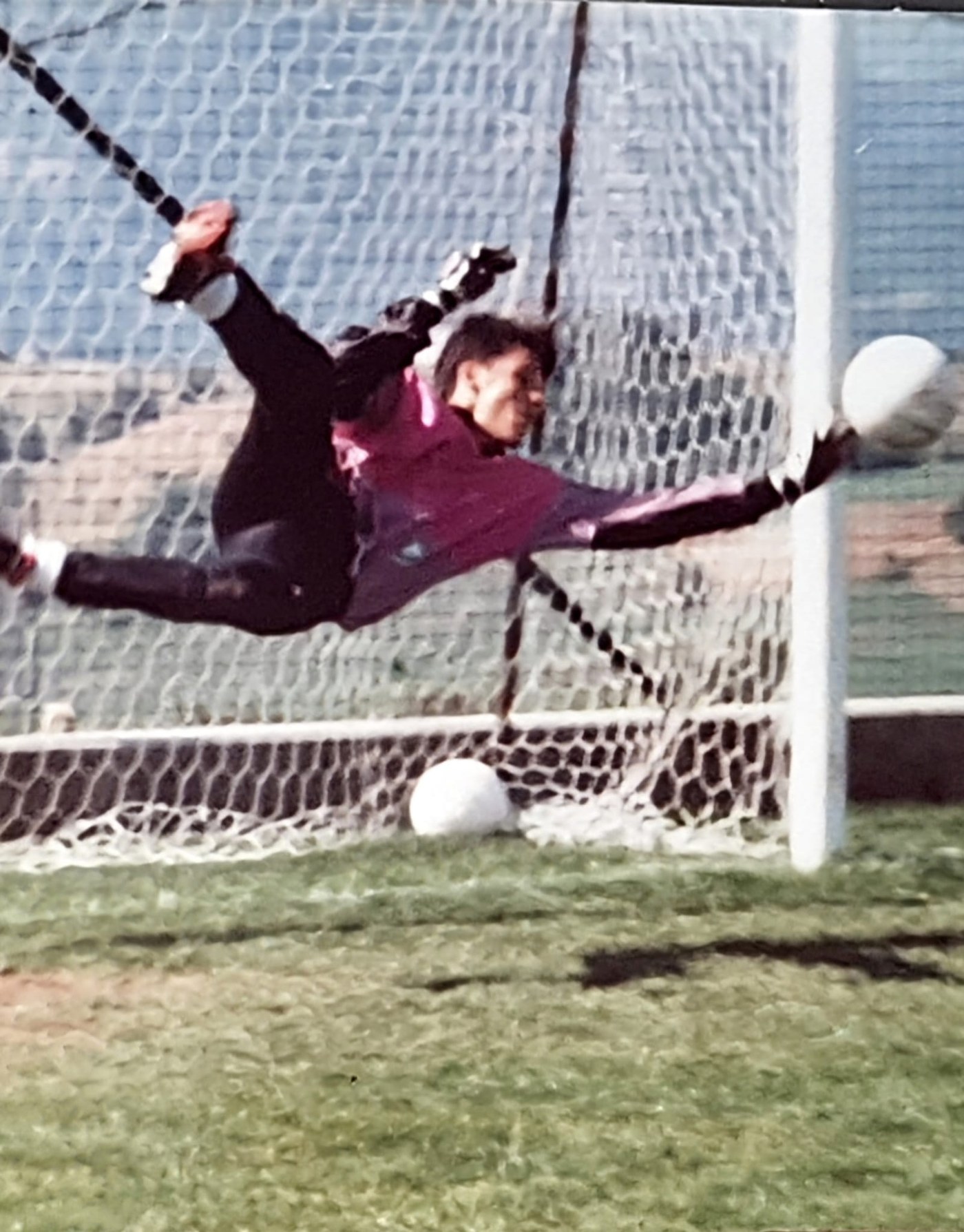 Maurizio Romeo portiere nel 1990