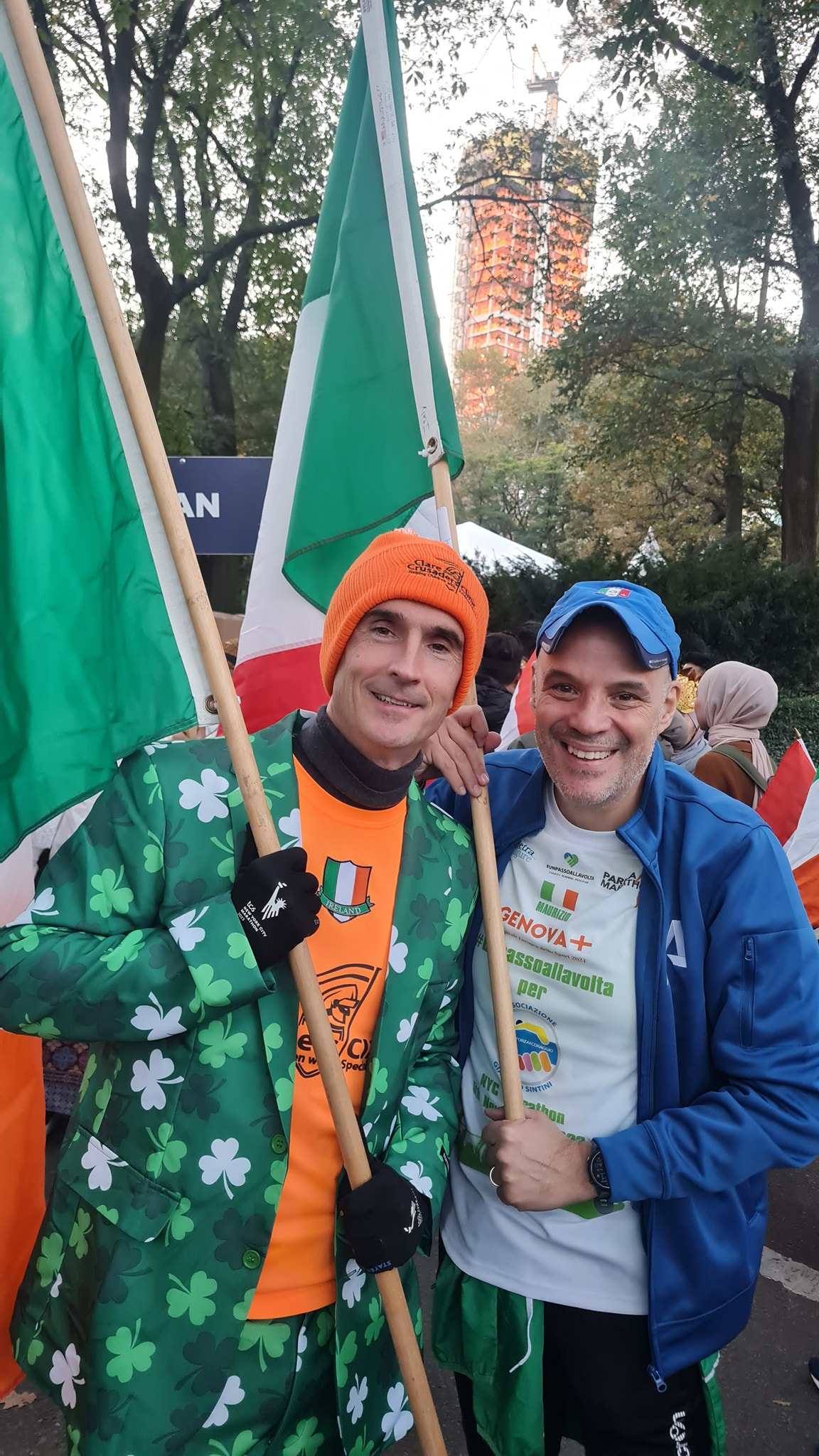 Maurizio Romeo portabandiera a New York 2023